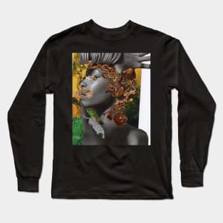 Portrait and gold Long Sleeve T-Shirt